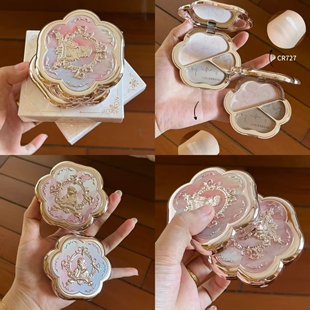 colorrose光影三色修容一盘多用立体高光哑雾眉骨鼻影侧阴影锁骨