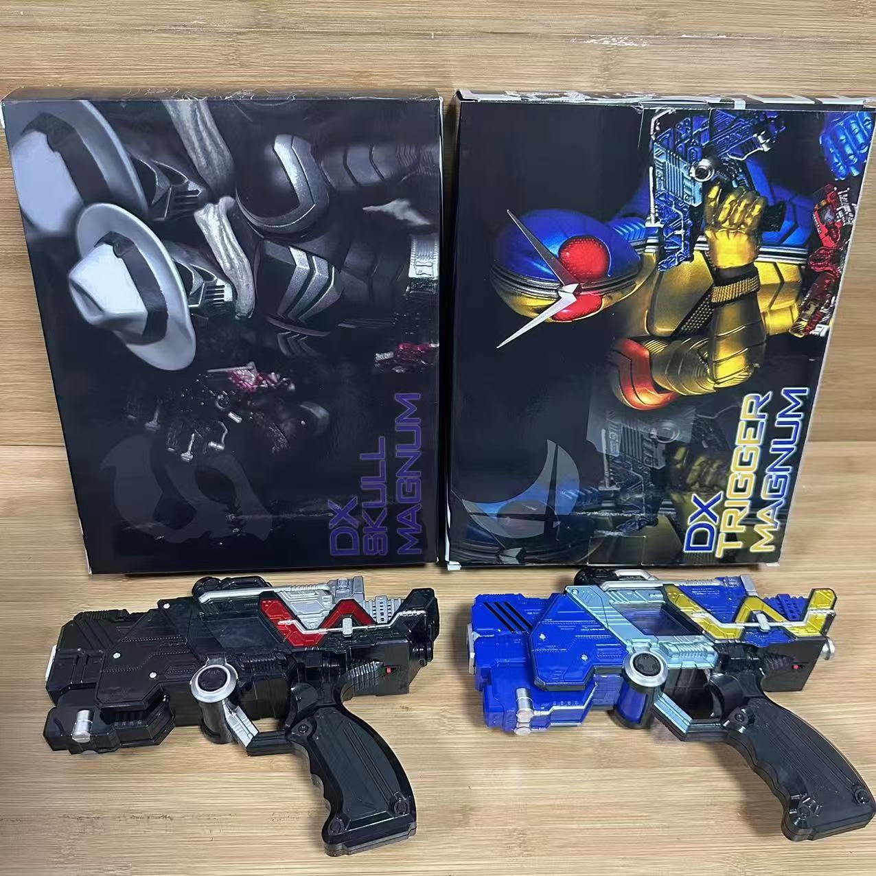 国产假面骑仕W腰带 颅骨枪DX扳机枪 同步BGM可联动记忆体道具