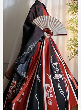 魏晋风交领汉服帅气ch瓷爹cos服叠穿废土风男女同款古风古装日常