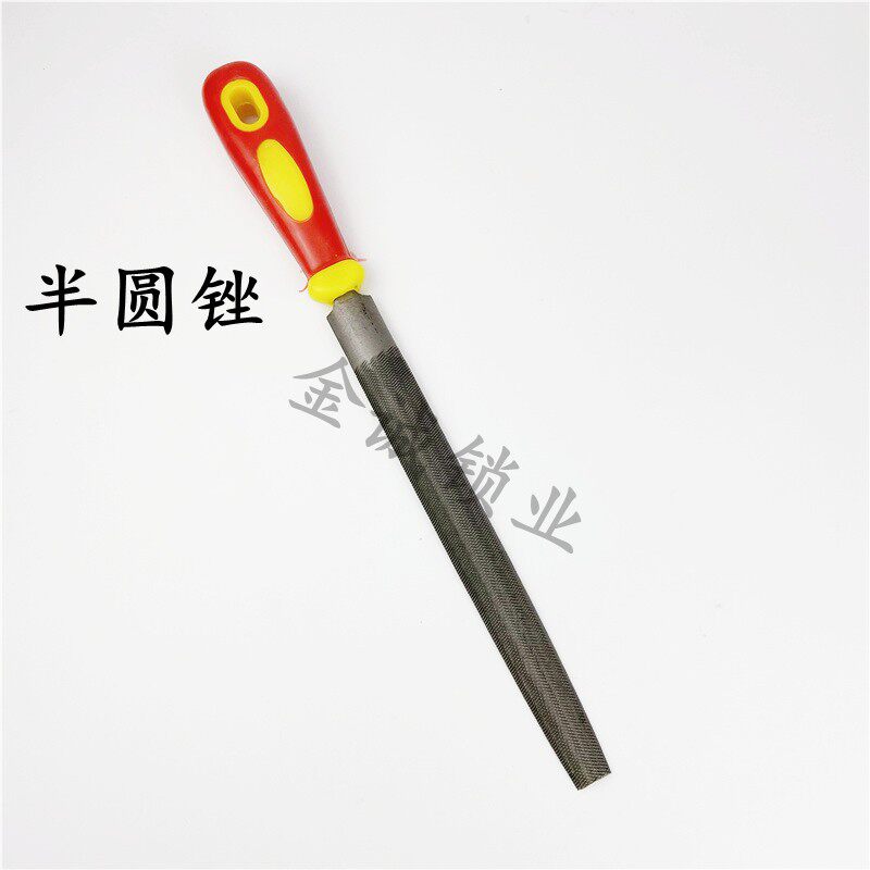 8寸什锦锉刀 带手柄 锉钥匙专用各种锉刀半圆锉/三角锉角度齿形锉