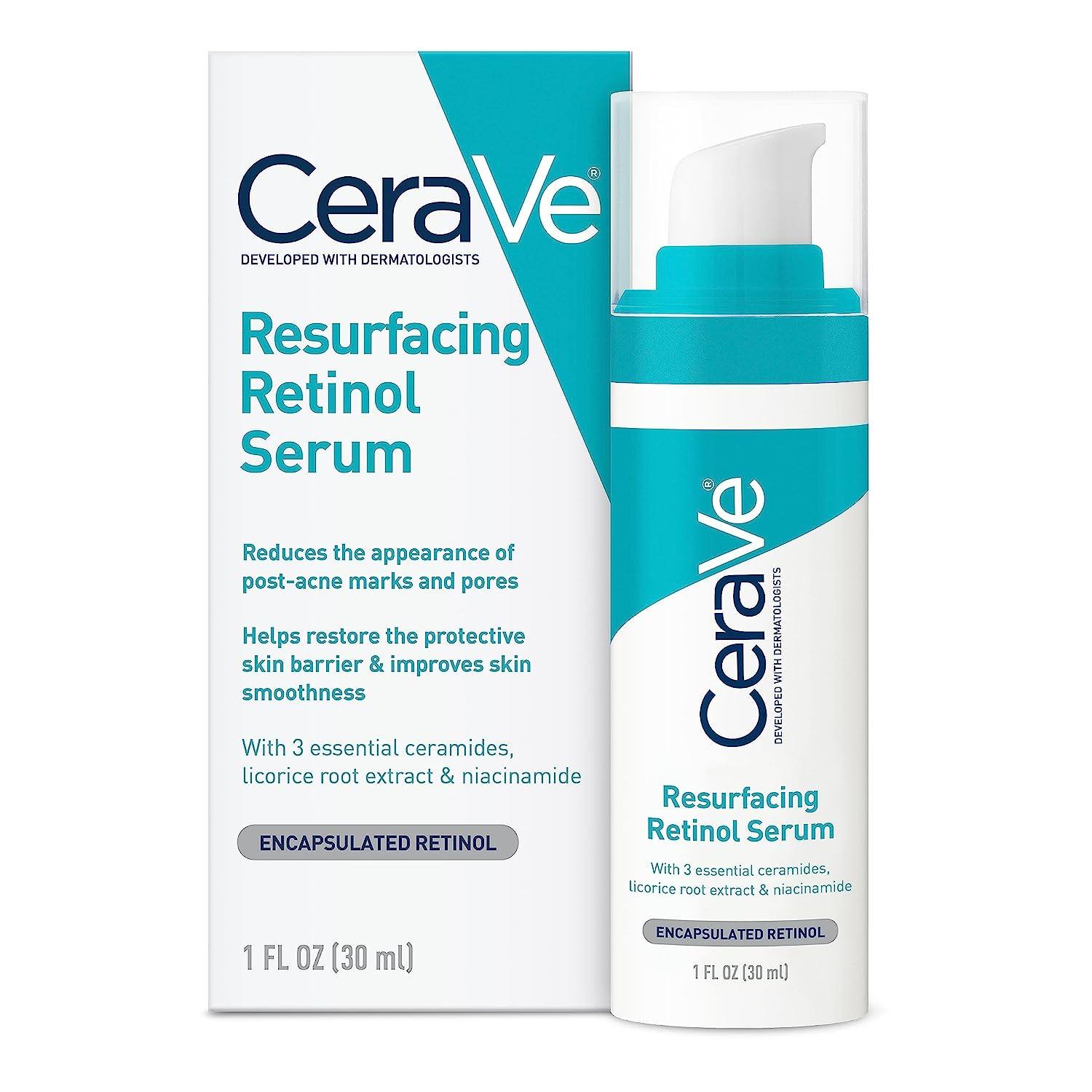 现货美版CeraVe适乐肤绿色视黄醇A醇精华30ml