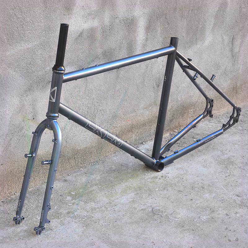 开朗旅行车架318长途载重铬钼钢架山地自行车架川藏环华环球