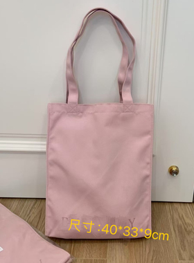 现货！赠品帆布包单肩包斜挎包购物袋粉色化妆袋