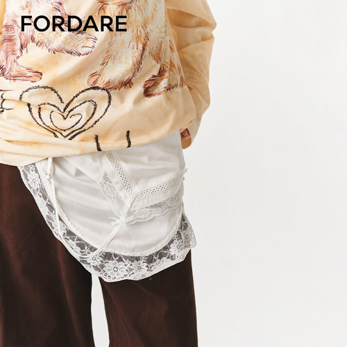 FORDARE/福蝶26春夏白色屁帘