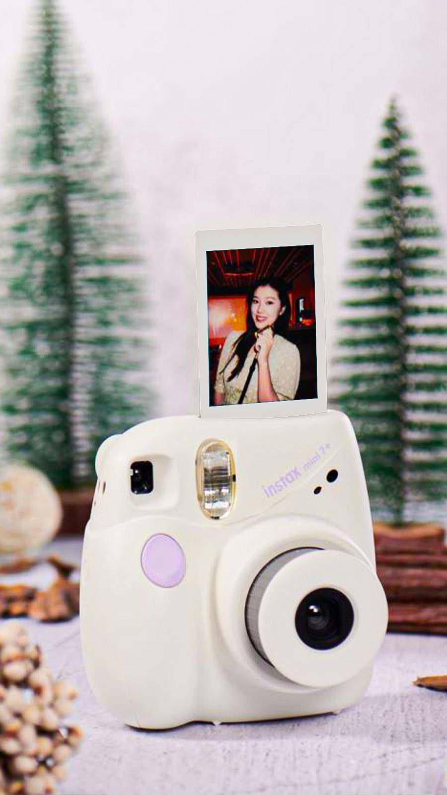 富士instax拍立得相机白边卡通迷你相纸mini7/7c/7s/8/9/11/12/25