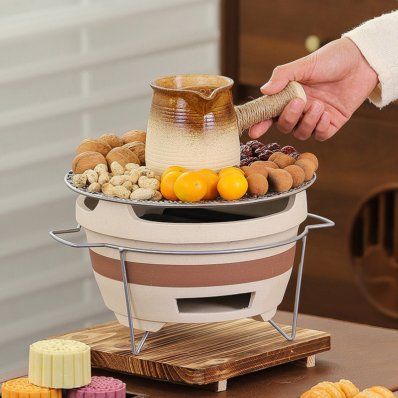 围炉煮茶罐罐茶煮茶器家用煮烤奶茶壶户外网红煮茶炉碳烤火炉套装,餐饮具,茶壶,淘宝优惠券,粉丝福利购,淘宝优惠卷