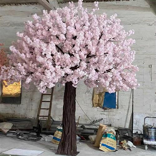 大型仿真樱花树摄影舞台装饰道具拱门形大型假树仿真植物樱花假树