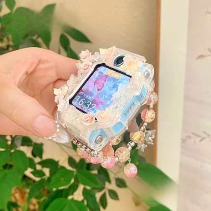 适用小天才电话手表z10z11表带z9z8蝴蝶保护壳z7z6proq2ad3q1z1q3