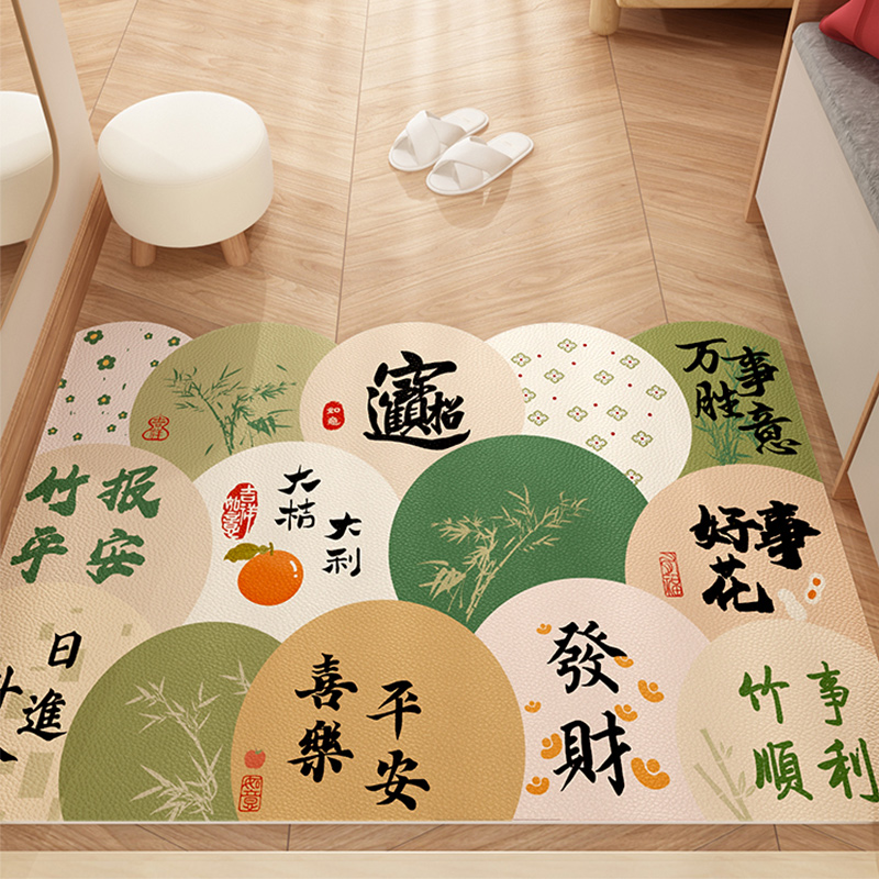 入户门地垫pvc皮革可擦免洗