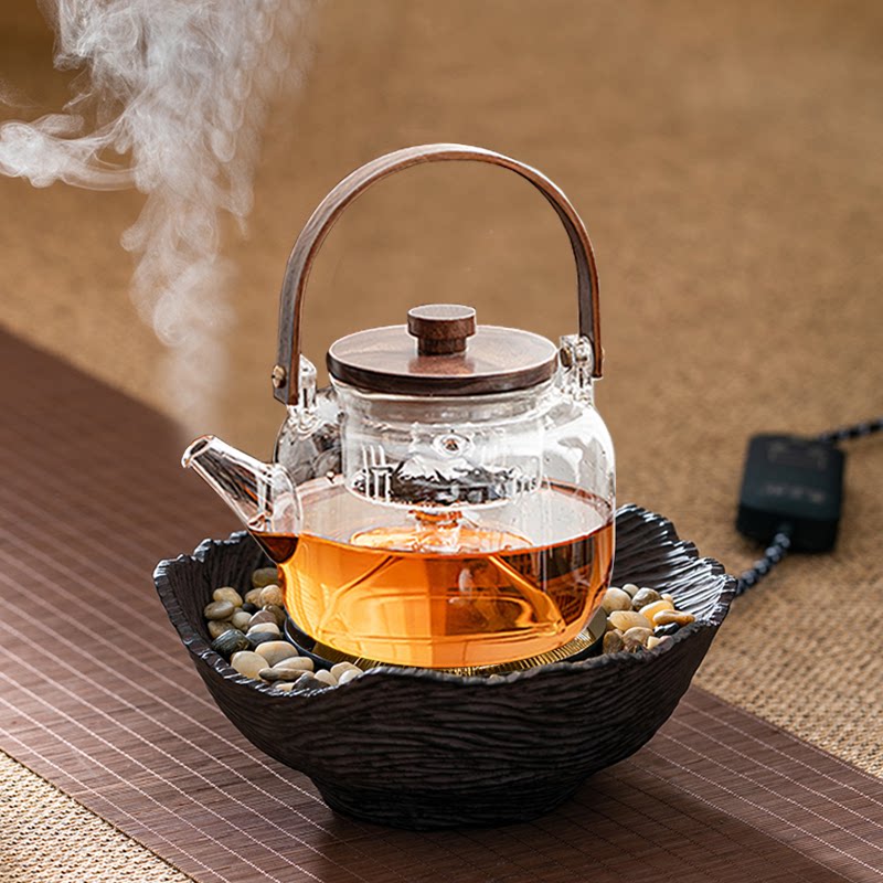 鼎牌【特价处理】宋艺轩围炉煮茶电陶炉煮茶器玻璃茶壶泡茶煮茶炉