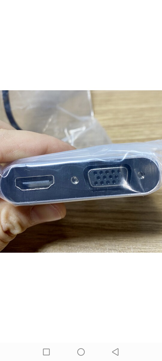 全新大部分原封牌子TYPEC转HDMI+VGA线0.2米扩展坞