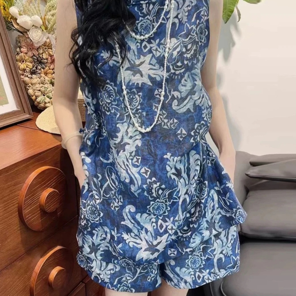 新中式国风套装女2025夏季新款