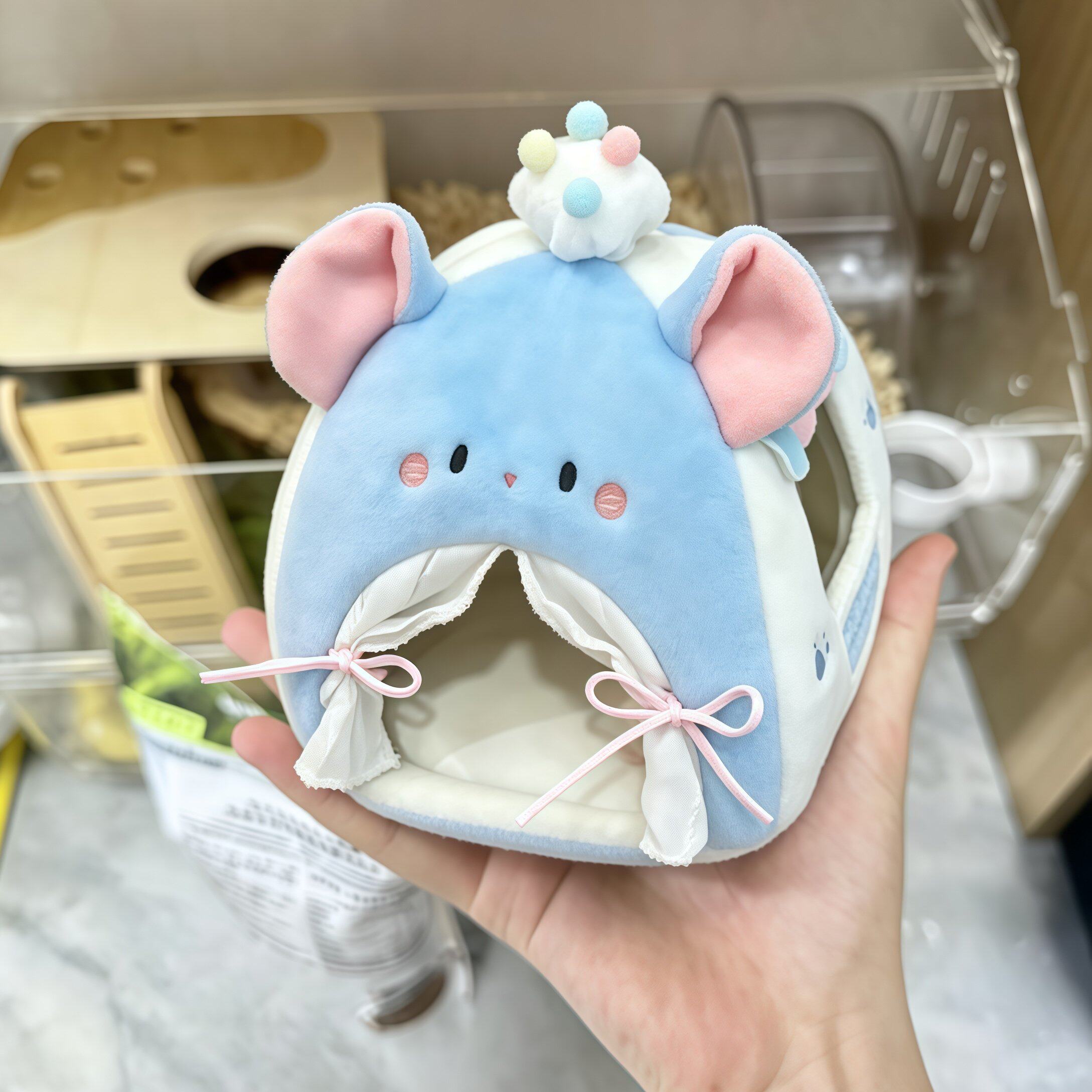 准备过冬啦仓鼠窝四季通用