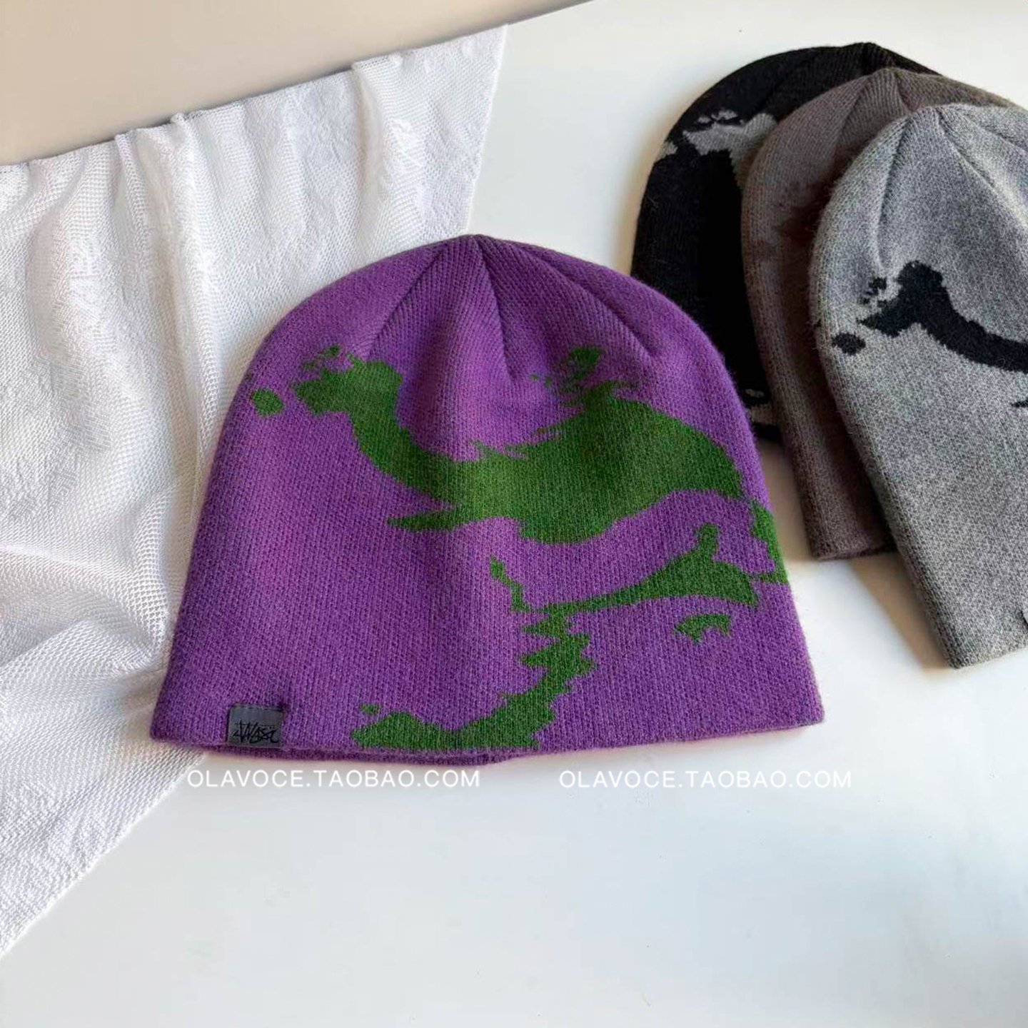 韩系学生百搭毛线帽保暖针织帽