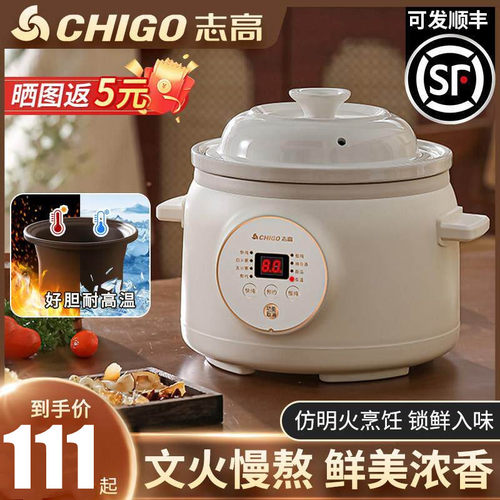 志高电炖锅婴儿辅食锅陶