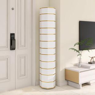 旋转鞋柜2025新款爆款家用门口室内超窄小窄入户钢制智能消毒鞋架