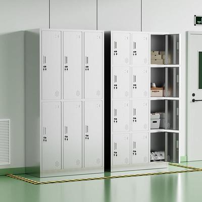 304不锈钢更衣柜员工柜无尘车间鞋柜多门柜201挂衣柜铁皮柜收纳柜