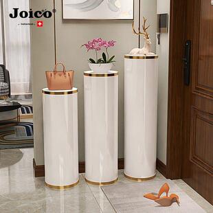 瑞士Joico旋转鞋柜圆圆柱立式门鞋架小型入口储物柜智能消毒
