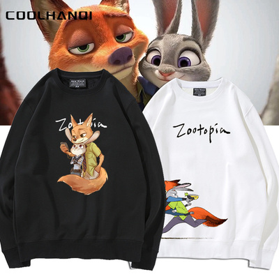 疯狂动物城周边圆领卫衣