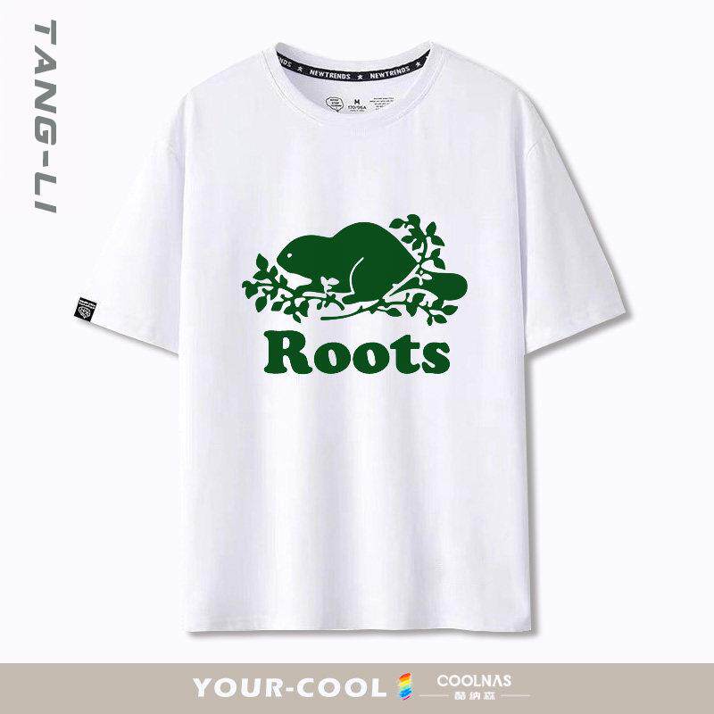 THE ROOTS乐队复古经典印花短袖T恤男士夏款纯棉宽松半袖2024新款