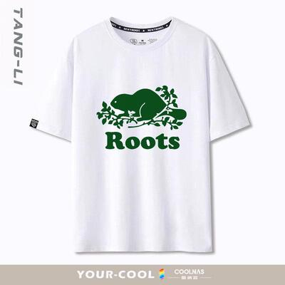 THE ROOTS乐队复古经典印花短袖T恤男士夏款纯棉宽松半袖2024新款