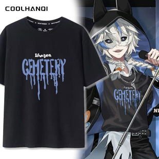 第五人格伊塔库亚同款二次元纯棉短袖T恤cos衣服夏季男女学生半袖