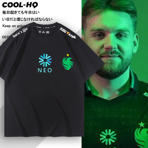 Falcons猎鹰战队csgo游戏电竞niko同款战队服T恤可定制纯棉短袖男