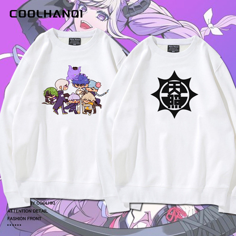 超侦探事件簿死神周边圆领卫衣男春秋季薄款宽松大码无帽衫上衣服