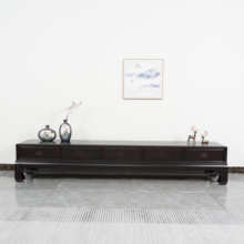 新中式全实木电视柜花梨木客厅仿古加长加高落地储物柜地柜2.0米