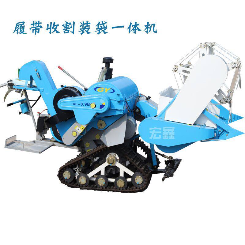 小麦联合收割机 树行间小型收麦机 全喂入式收割脱粒机