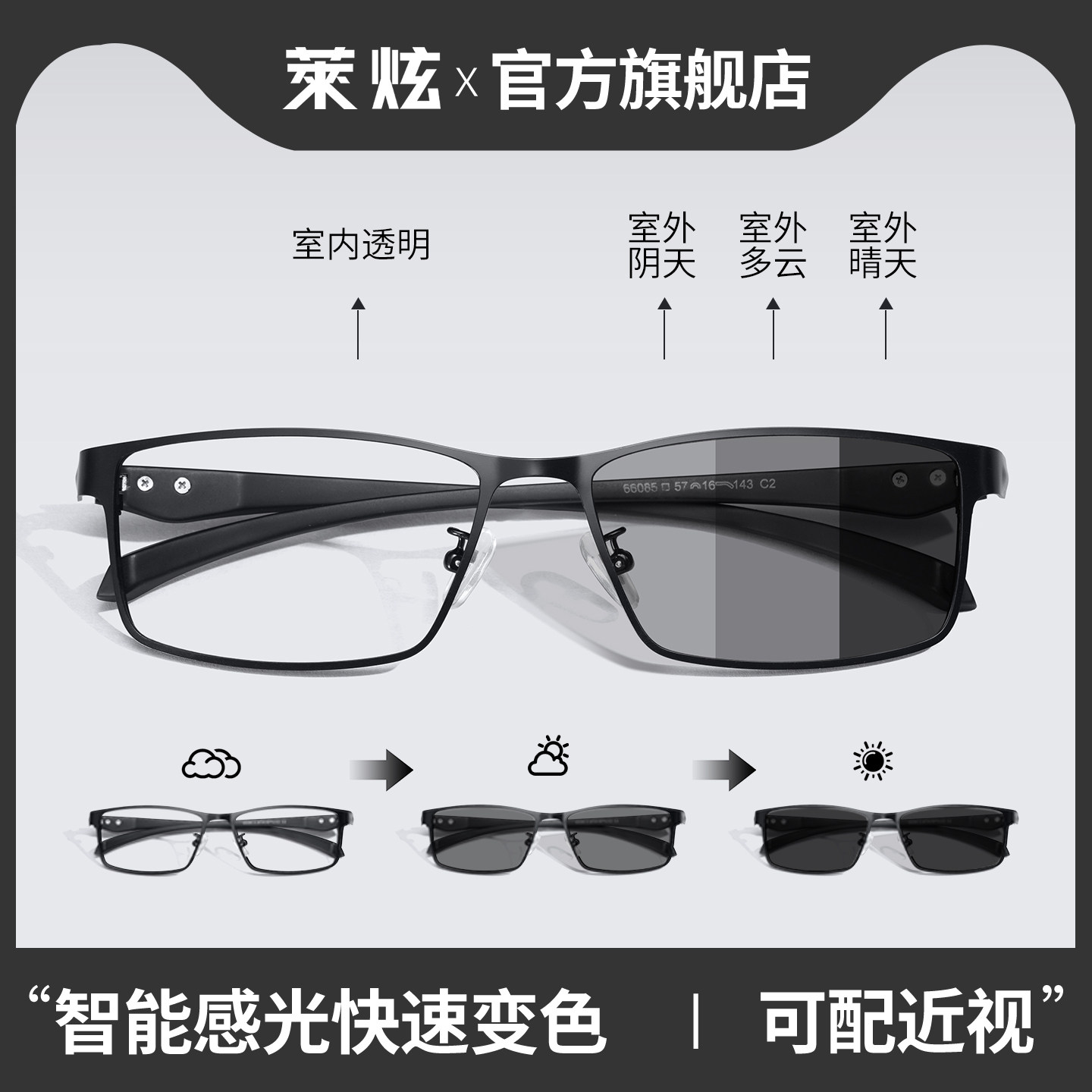智能感光自动变色眼镜男款可配近视度数商务男士抗防蓝光辐射眼睛,ZIPPO/瑞士军刀/眼镜,防蓝光镜,淘宝优惠券,粉丝福利购,淘宝优惠卷