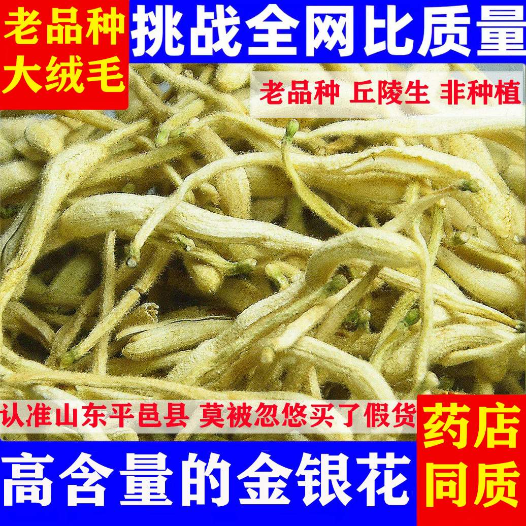 沂蒙山野生金银花大绒毛药店同款