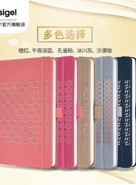 德国进口西格尔Sigel硬面笔记本本子2025年新款高颜值办公商务记事本A5手帐本