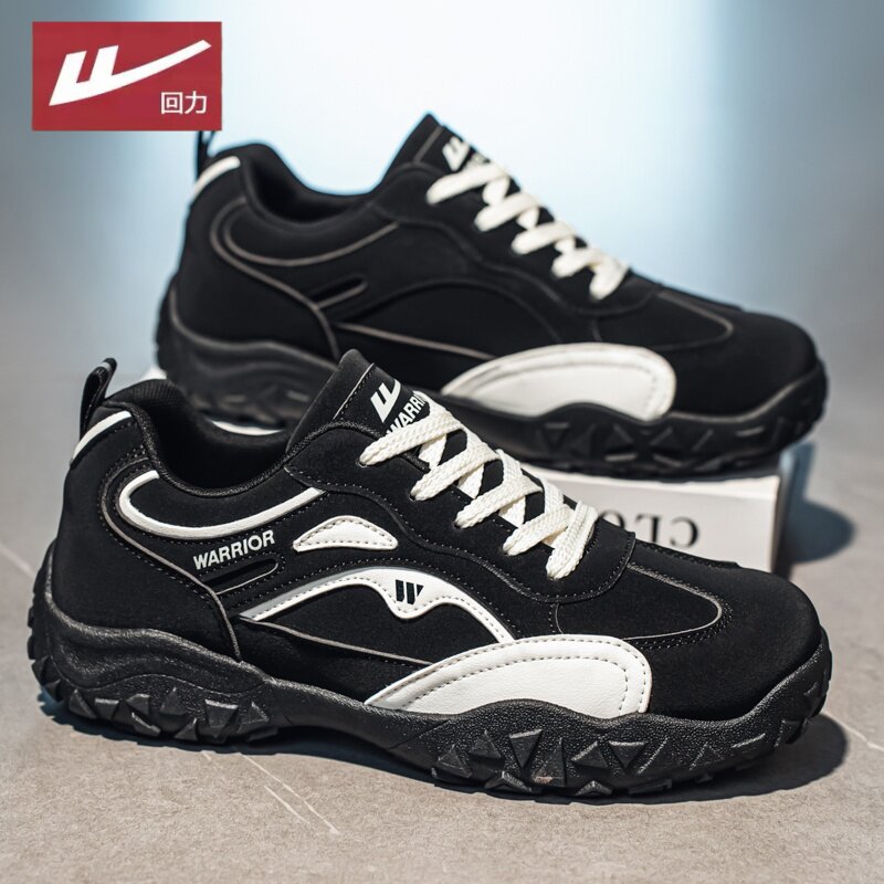 回力男鞋德训鞋2026新款百搭防滑耐磨厚底运动休闲鞋防滑阿甘潮鞋