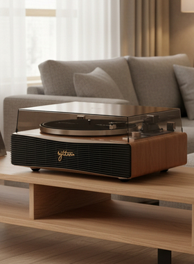 Syitren赛塔林PARON-2复古黑胶唱片机蓝牙留声机音响唱机摆件礼物