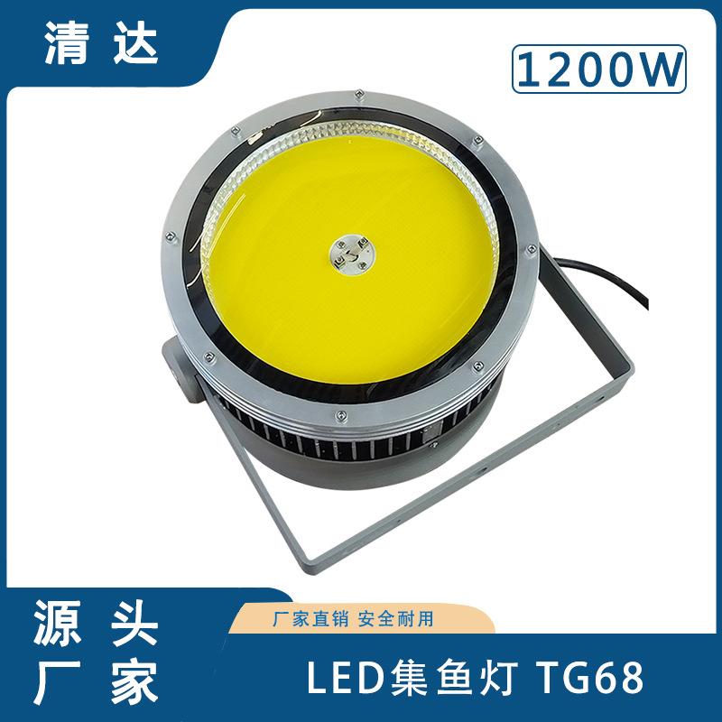 船用集鱼灯led捕鱼灯诱鱼灯集渔灯COB收网灯聚鱼灯1200W