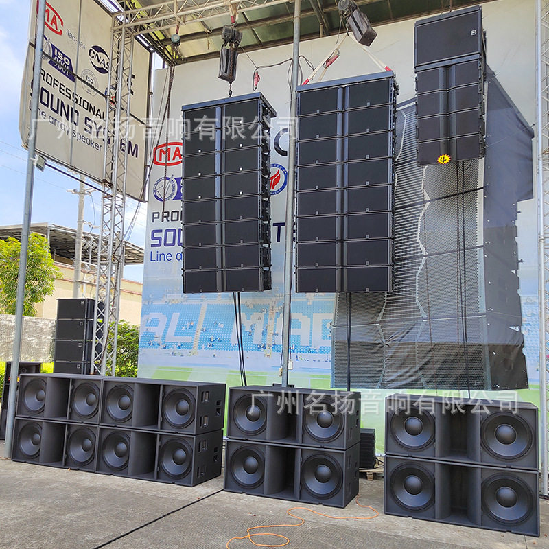K2双十二寸三分频线阵音响大型舞台套装专业音箱设备全套跨境