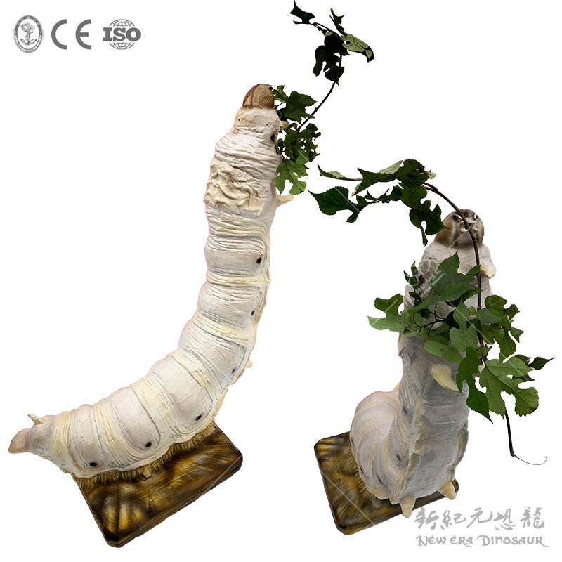 蚕宝宝模型仿真动物模型大型仿真昆虫产品硅胶恐龙雕塑景观展览