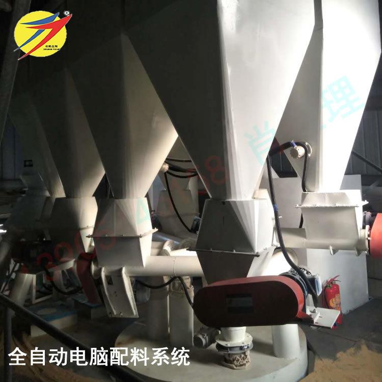 牛羊舔砖加工成套设备全自动配料混合成型机组盐砖机生产线