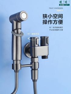 马桶伴侣喷枪妇冲神洗器全铜洗衣机水龙头卫生间厕所增压三通角阀