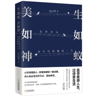 生如蚁 美如神：怎样平凡而有诗意地过一生宗白华美学散文经典 正版 讲美学艺境美学与艺术讲稿等书籍