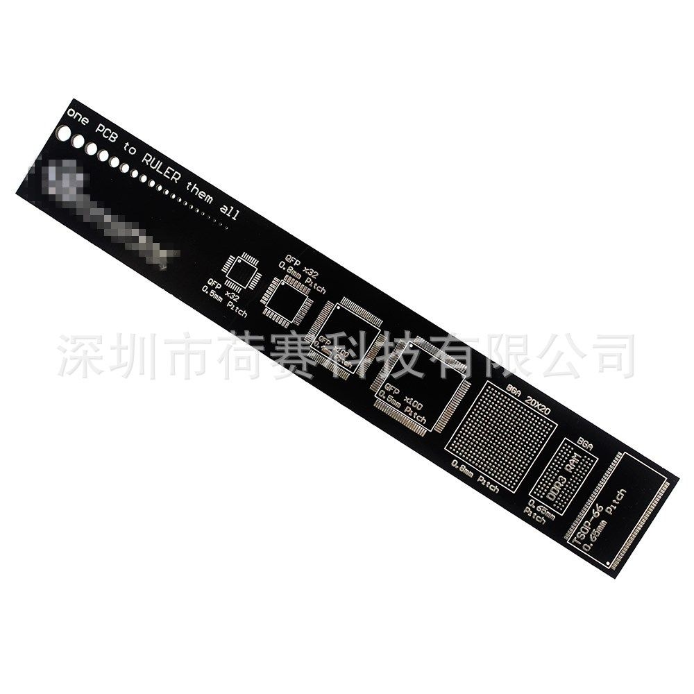 pcb ruler 电子工程师用尺 封装单位 直尺 计量尺寸 长度