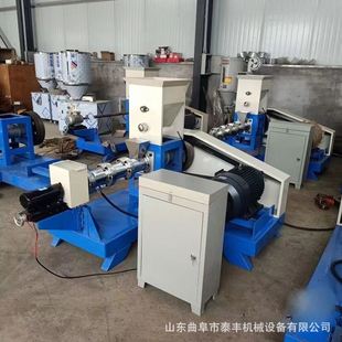 魚(yú)飼料膨化機(jī)漂浮性泥鰍青蛙烏龜飼料機(jī)狗糧機(jī)大豆玉米棉籽膨化機(jī)