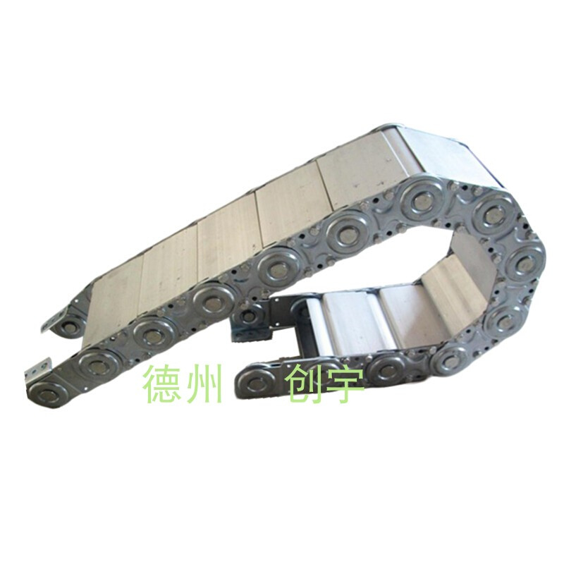 极速TL-III型钢铝拖链节距65 75 B95 115 125 175全封闭桥式金属