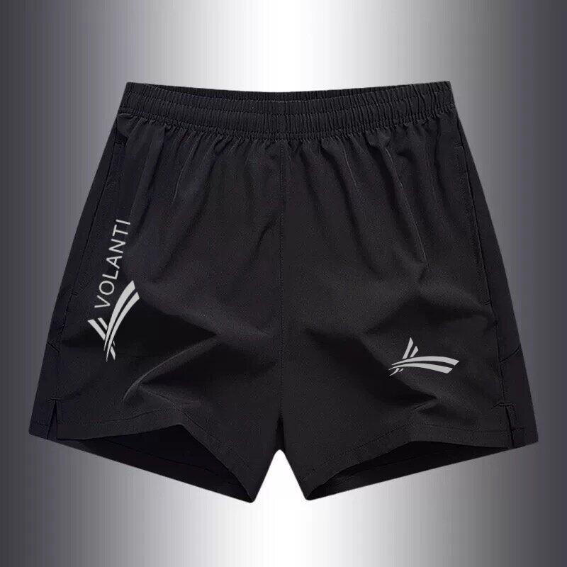 超短美式篮球短裤男春夏季网眼速干跑步训练裤复古宽松三分运动裤