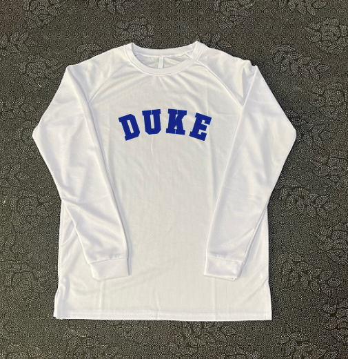 篮球长袖北卡蓝杜克大学速