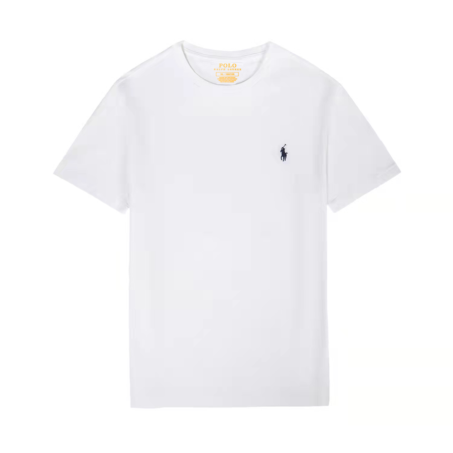 thumbnail for Summer European and American young men's new Paul round neck short-sleeved pure cotton slim solid color popular casual T-shirt tops