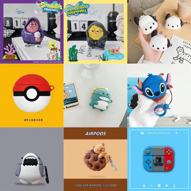 适用于Newmine/纽曼L2真无线蓝牙耳机保护套硅胶防摔卡通可爱情侣软壳套潮