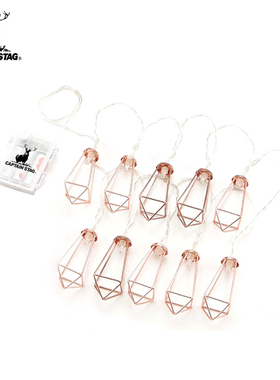 CAPTAIN STAG 氛围灯户外露营帐篷灯挂灯LED装饰串灯家用窗帘吊灯