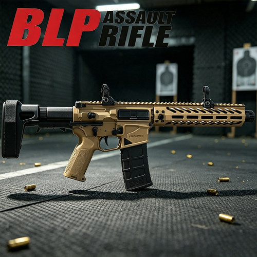 BLP空挂电动连发MK8金齿空挂回趟峰佳CS吃鸡软弹m4cqb模型